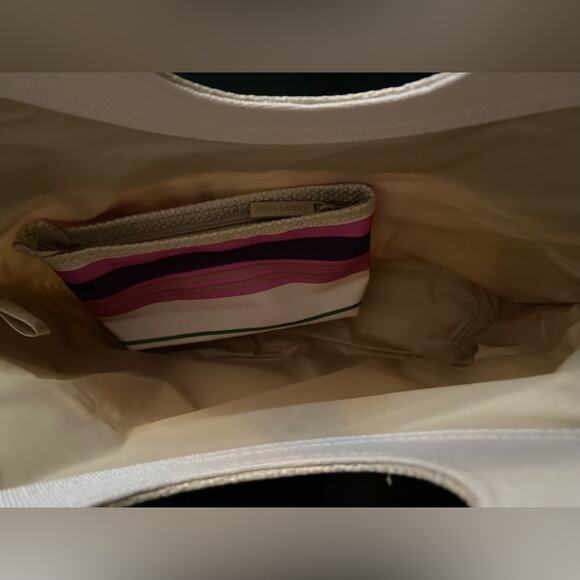 ESTEE LAUDER Colorful Pink Tote Bag w/Matching Wallet - Picture 10 of 11